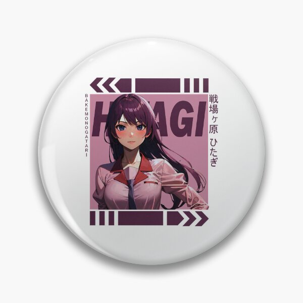 Item preview, Hitagi Senjougahara Square designed and sold by RoderickDoyle.
