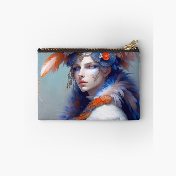 Item preview, Harlequin with orange feathers designed and sold by M-Y-A-R-T-.