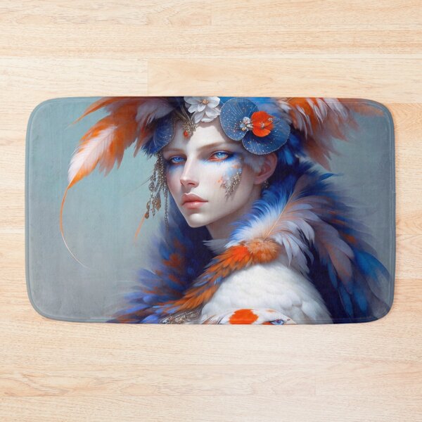 Item preview, Harlequin with orange feathers designed and sold by M-Y-A-R-T-.