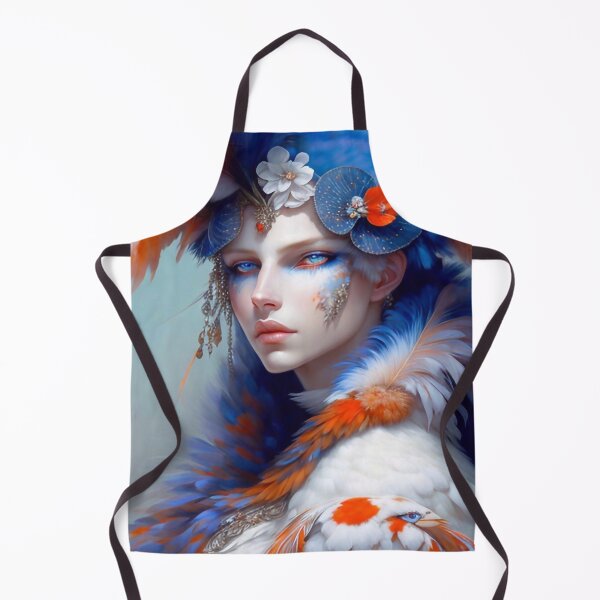 Item preview, Harlequin with orange feathers designed and sold by M-Y-A-R-T-.
