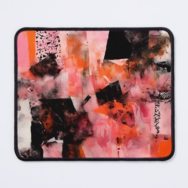 Item preview, Abstract Maximalist Collage - Pink, Orange, Black designed and sold by SirenSeventyOne.