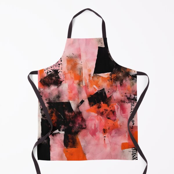 Item preview, Abstract Maximalist Collage - Pink, Orange, Black designed and sold by SirenSeventyOne.