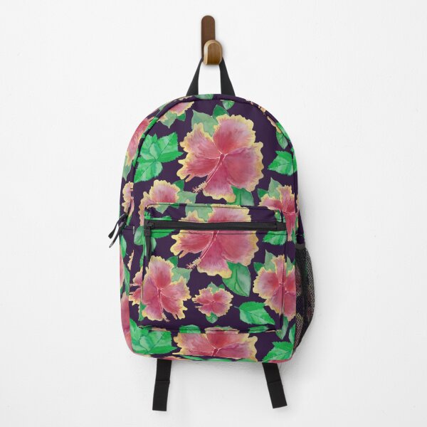 Item preview, Blackcurrant Tequila Sunrise Hibiscus Flower Pattern Pieretto designed and sold by Pieretto.