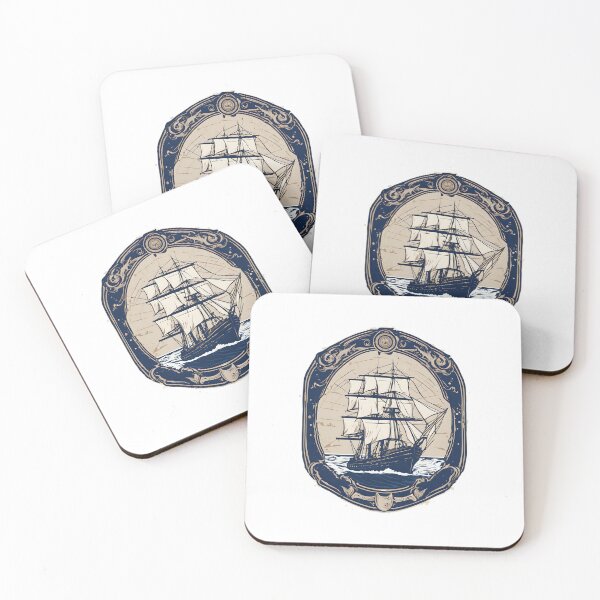 Item preview, Retro sailing ship designed and sold by DerSenat.