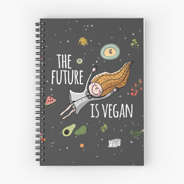 Item preview, The Future is Vegan Space Girl designed and sold by TheVeganPride.