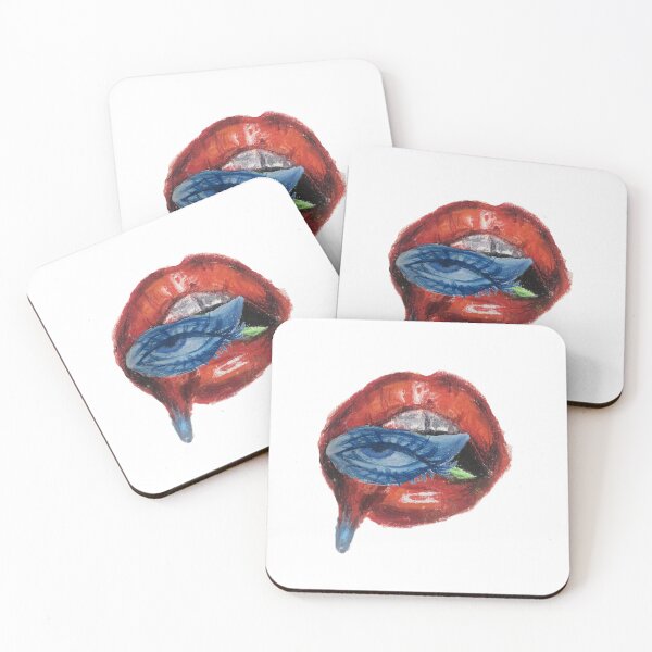 Item preview, eyes and lips aesthetic collage  designed and sold by stickersxbecca.