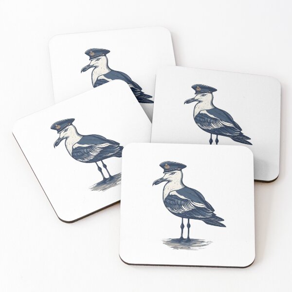 Item preview, Seagull, Captain, Sailor designed and sold by DerSenat.