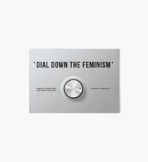 Lámina de exposición Marque abajo el feminismo (inglés)