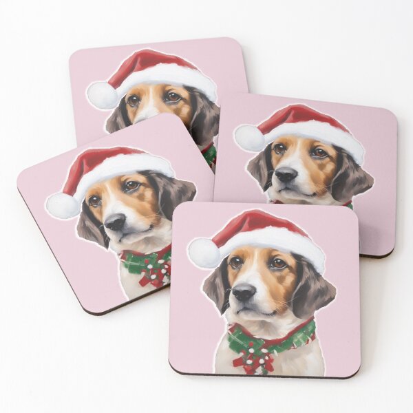 Item preview, Beagle Christmas dog designed and sold by PetArt  ⭐⭐⭐⭐⭐.