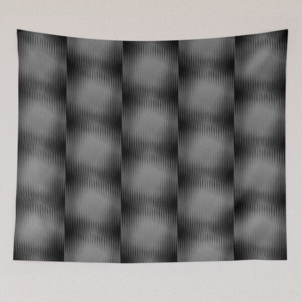 Item preview, Detailed Grey Waves Short Frequency Forming A Pattern designed and sold by jenmountainen.