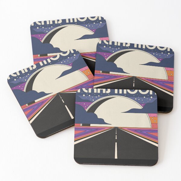 Item preview, Texas Moon Aesthetic Albums Cover designed and sold by KamilleKoelpin4.
