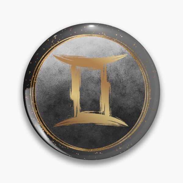 Item preview, Gemini Astrology Zodiac symbol gold designed and sold by FAFiloArtist.