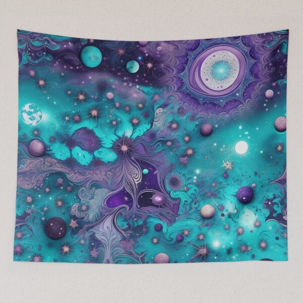 Item preview, Abstract Space, Planets, Nebulas, Galaxies designed and sold by BirdsnStuff.