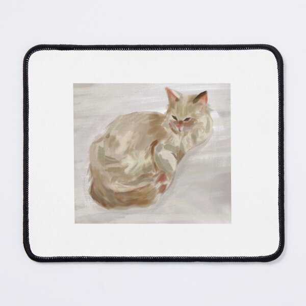 Item preview, Cute Oil Painted Elegant Cat designed and sold by diamondmilk.
