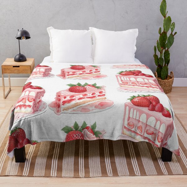 Item preview, Mouth-watering strawberry cake designed and sold by Natcharee.