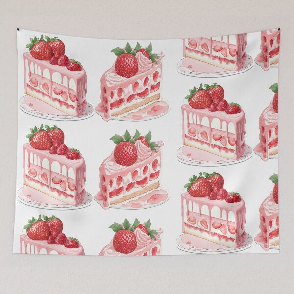 Item preview, Mouth-watering strawberry cake designed and sold by Natcharee.