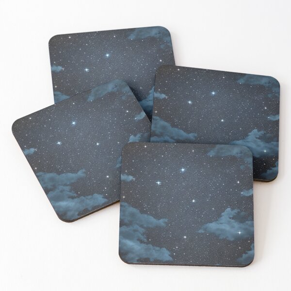 Item preview, Dark night sky blue colour interference pattern designed and sold by AlfredSSikula.