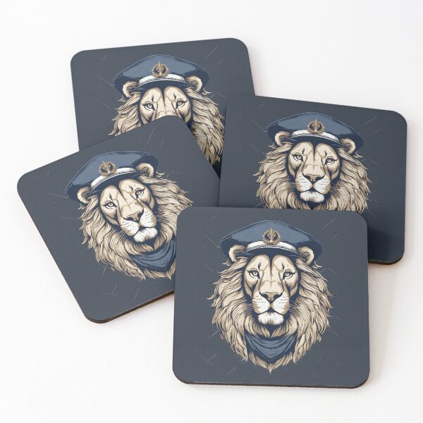 Item preview, lion sailor captain sea lion designed and sold by DerSenat.