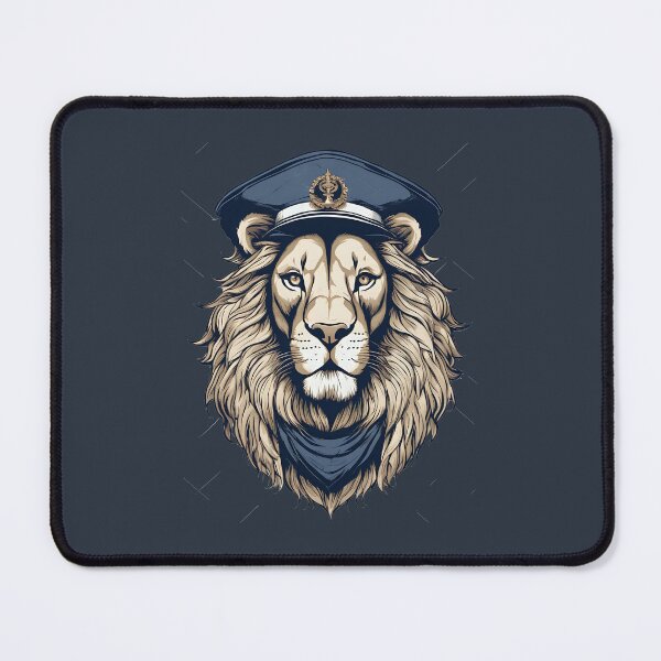 Item preview, lion sailor captain sea lion designed and sold by DerSenat.