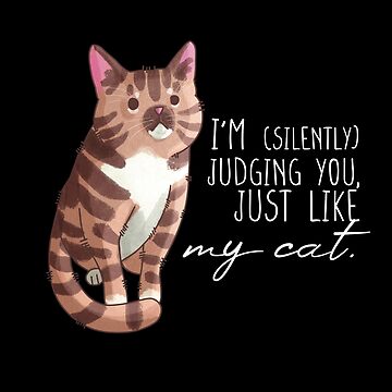 Artwork thumbnail, I’m judging you - Tabby cat by FelineEmporium