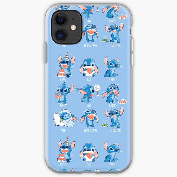 Stitch emoticon! iPhone Soft Case