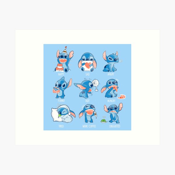 Artikel-Vorschau von Stitch Emoticon!, designt und verkauft von Ewelsart.