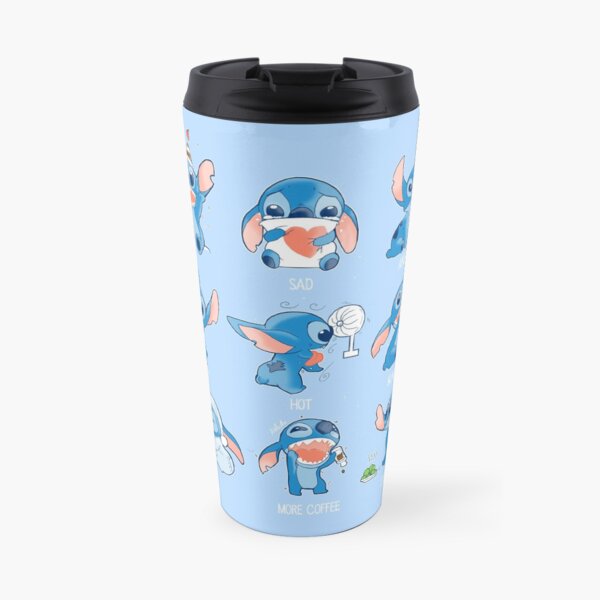 Stitch emoticon! Travel Mug