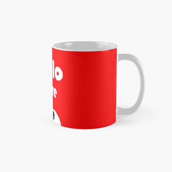 Item preview, Hello There - cute, funny design - red designed and sold by artyfartypants.