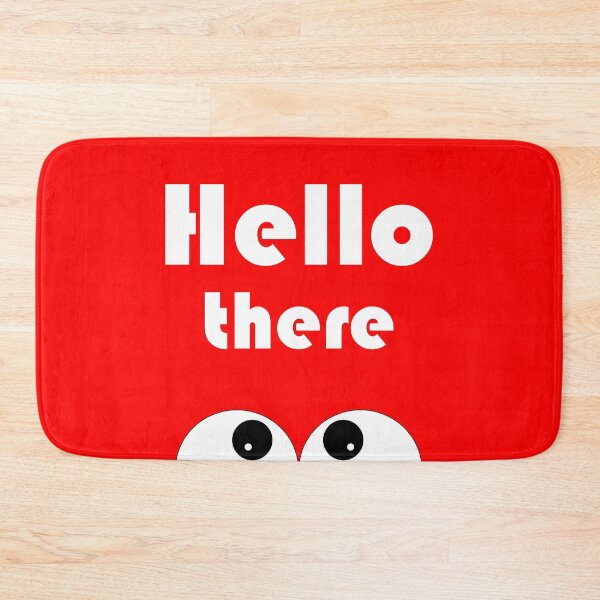Item preview, Hello There - cute, funny design - red designed and sold by artyfartypants.
