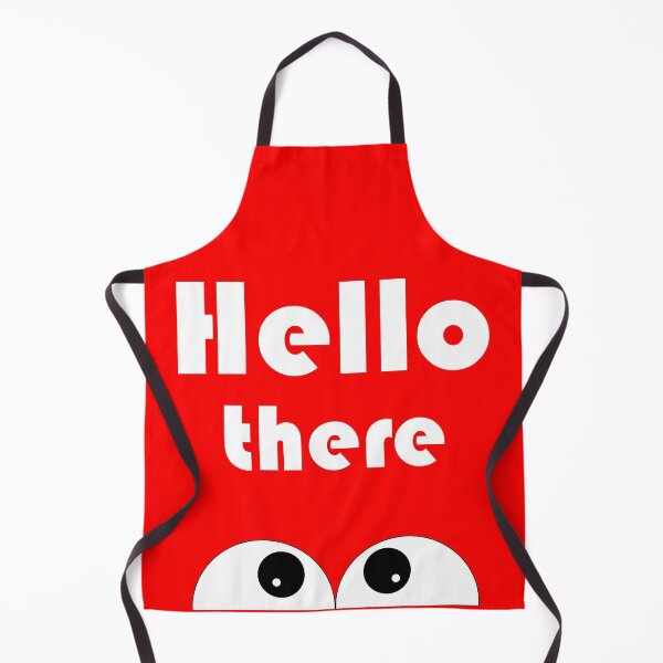 Item preview, Hello There - cute, funny design - red designed and sold by artyfartypants.