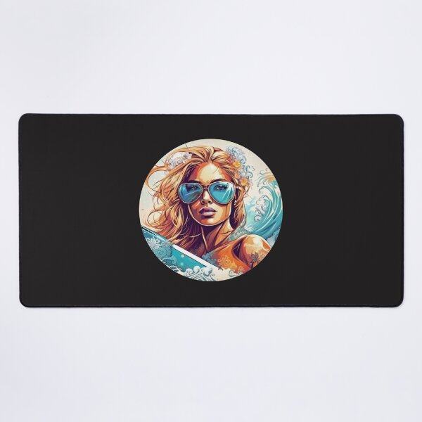 Item preview, Cool surfer girl designed and sold by JackFreestone.