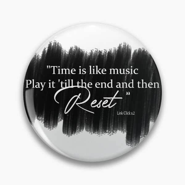 Item preview, Link Click quote "Time is like music" long version designed and sold by SakuraYoruki.