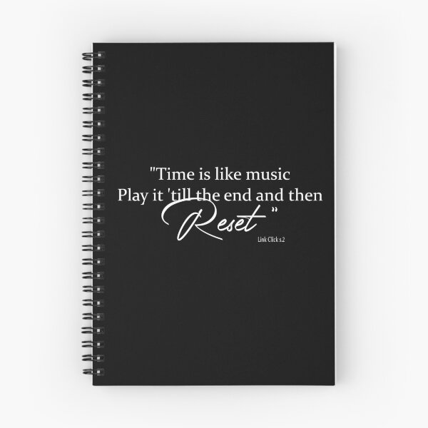 Item preview, Link Click quote "Time is like music" long version designed and sold by SakuraYoruki.