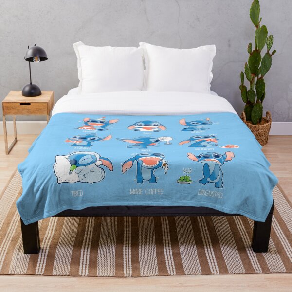 Stitch emoticon! Throw Blanket
