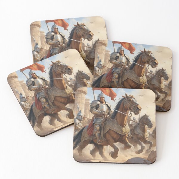 Item preview, Noble Knights and His Steed Charge into Danger designed and sold by ArtbyAdrian.