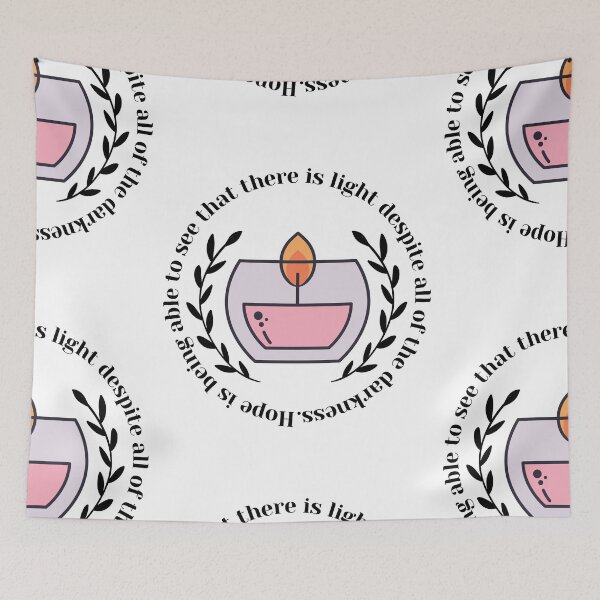 Item preview, Hope is the light in darkness hope, quotes designed and sold by Aesthetix18.