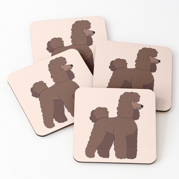 Item preview, Cute chocolate poodle dog  designed and sold by Yaragold.