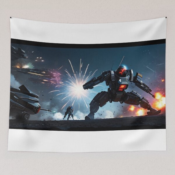 Item preview, Last robot survivior fighting  designed and sold by Down Unda Store.
