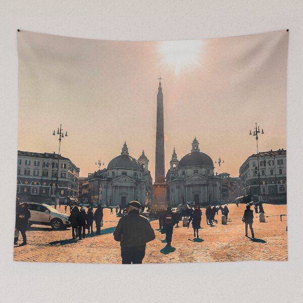Item preview, Rome, Sunny Day in Piazza del Popolo designed and sold by AM FineArtPrints.
