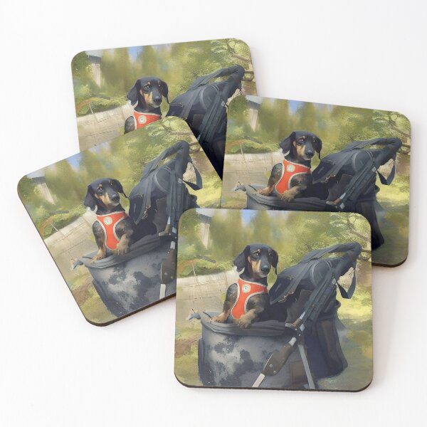 Item preview, Copy of dog dachshund in mountain designed and sold by MarcoDesigner78.