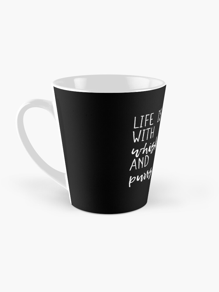 Thumbnail 3 of 4, Coffee Mug, Life is better with… - Cute Calico cat designed and sold by FelineEmporium.
