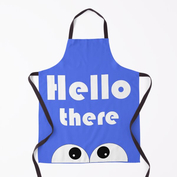 Item preview, Hello There - cute, funny design - blue designed and sold by artyfartypants.