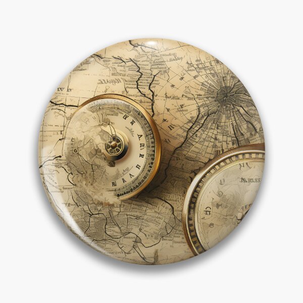 Item preview, Vintage Maps and Compasses seamless designed and sold by Kennyshop8.