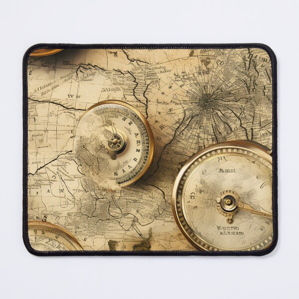 Item preview, Vintage Maps and Compasses seamless designed and sold by Kennyshop8.