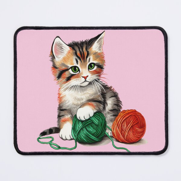 Item preview, Adorable Calico Cat Artistry Meets Crochet Yarn designed and sold by AlienSkinEyes.
