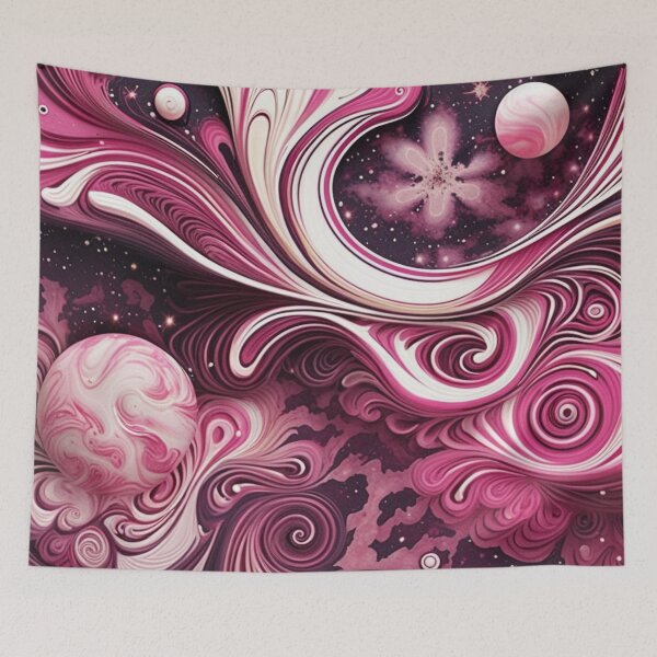 Item preview, Abstract Space, Planets, Nebulas, Galaxies designed and sold by BirdsnStuff.