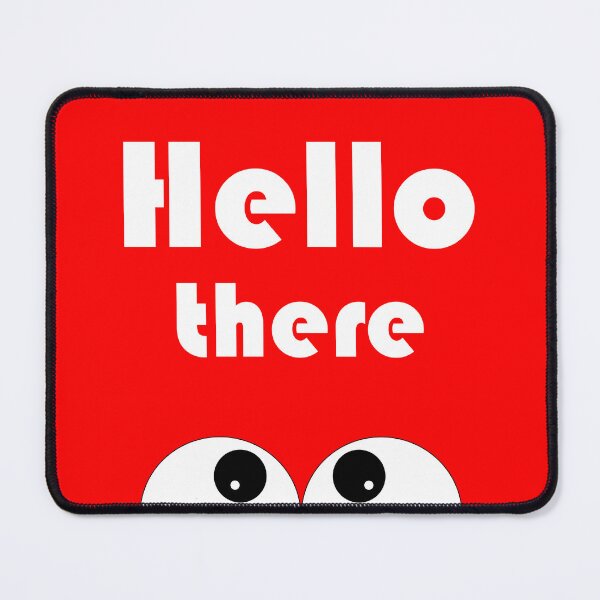 Item preview, Hello There - cute, funny design - red designed and sold by artyfartypants.