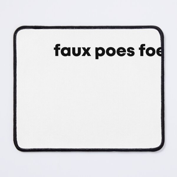 Item preview, Faux Poe's Foe's Stickers designed and sold by RidleyCarnahan.