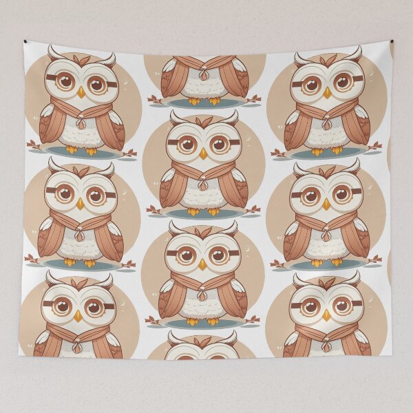 Item preview, The most handsome owl in the universe designed and sold by Natcharee.