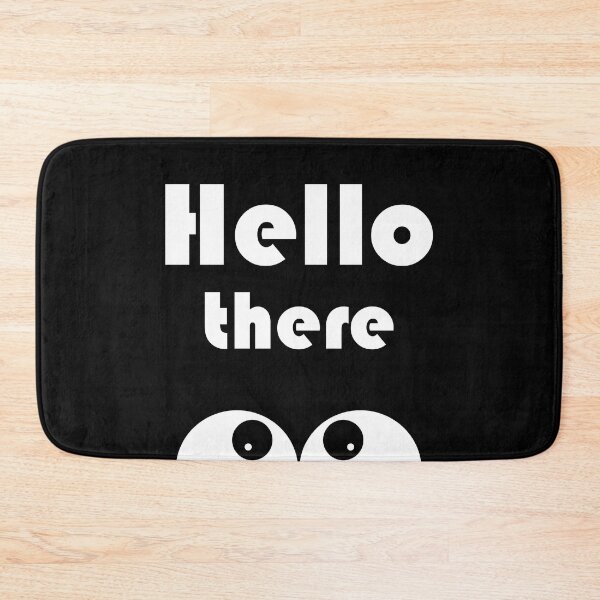 Item preview, Hello There - cute, funny design - black designed and sold by artyfartypants.